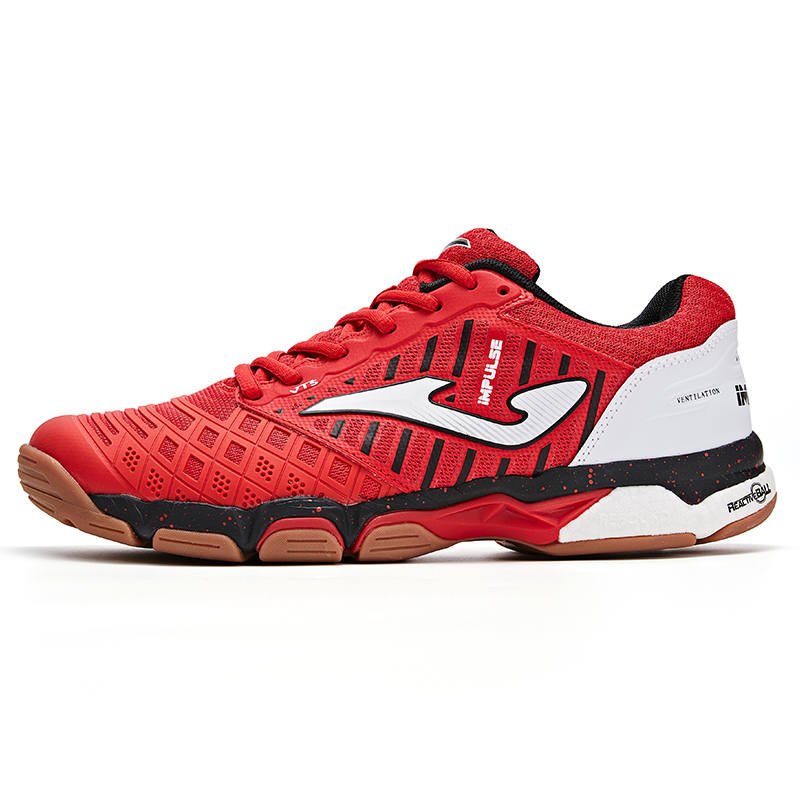 Joma Cushioning Abrasion Resistant Cushioning, Wear Resistant Low top Volleyball Shoes Men's Red