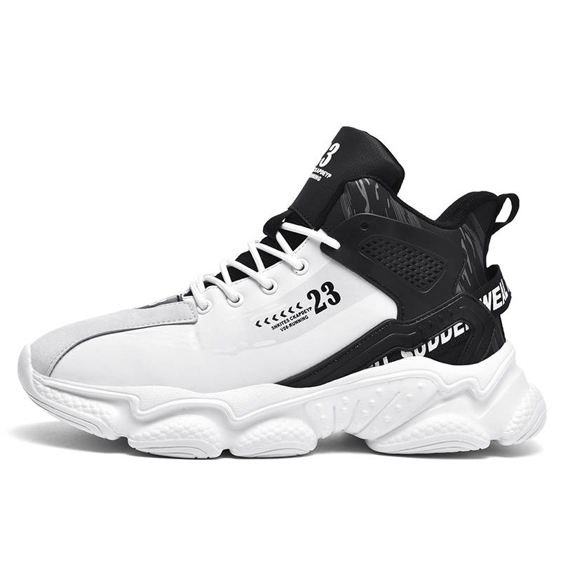 BAOZAOGONGYANG Cushioning Slip Resistant Abrasion Resistant Mid top Basketball Shoes Men's