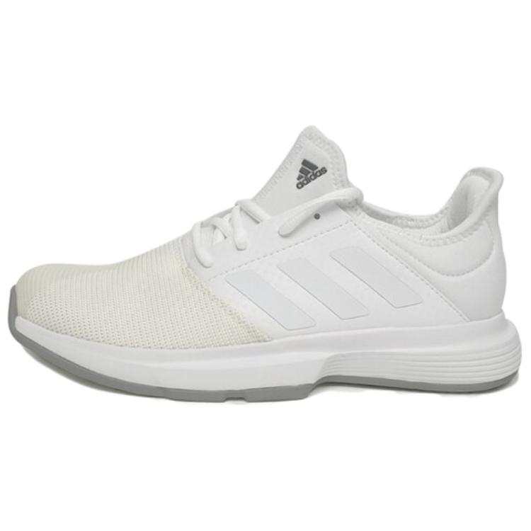 Adidas Adidas GameCourt Abrasion Resistant Low top Tennis Shoes Men's White