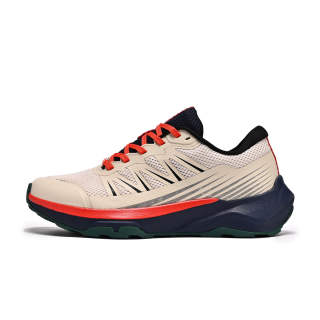 TUTU Cushioning Coverage Support Abrasion Resistant Low top Mountaineering Shoes Men's White Wave Gray
