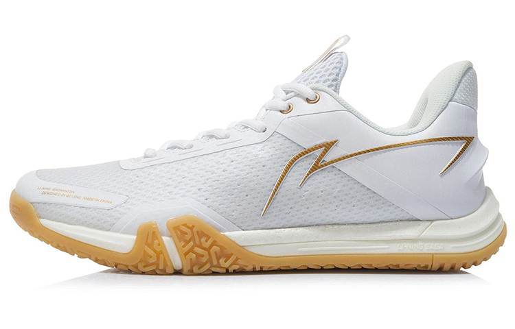 Li-Ning Li Ning Saga SE Mesh, Synthetic Leather Cushioning Slip Resistant Abrasion Resistant Breathable Low top