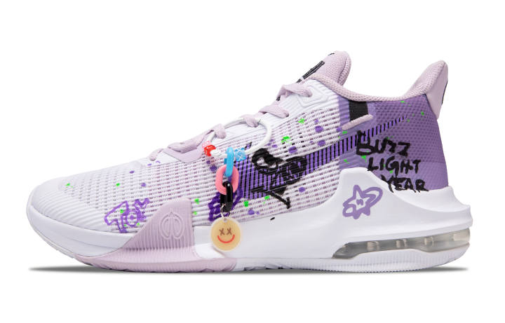 Nike Nike Air Max Impact Basketball Shoes Men's Low Top White Purple
