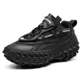 DEVIL AND ANGEL Chunky Sneakers Unisex Low Top Black