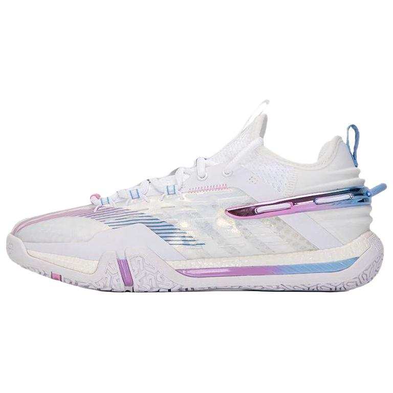 Li-Ning Li Ning Marshmallow Cushioning, Wear Resistant Low top Badminton Shoes Unisex White