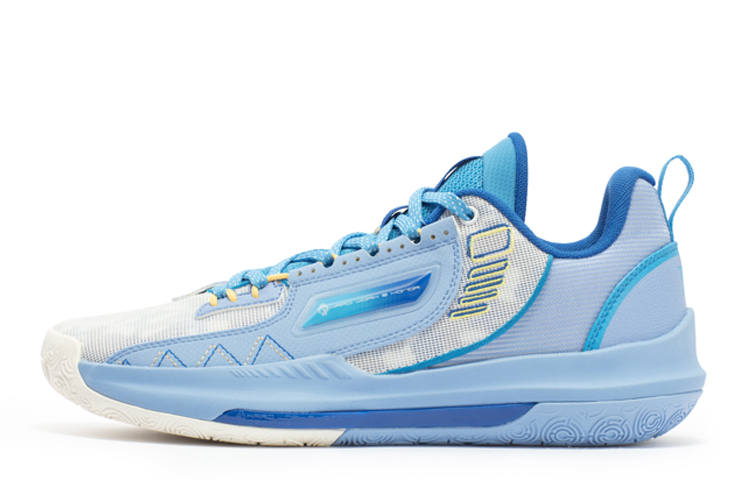 361° DVD Team Game Ready Cushioning Slip Resistant Abrasion Resistant Low top Basketball Shoes Men's Sky Blue