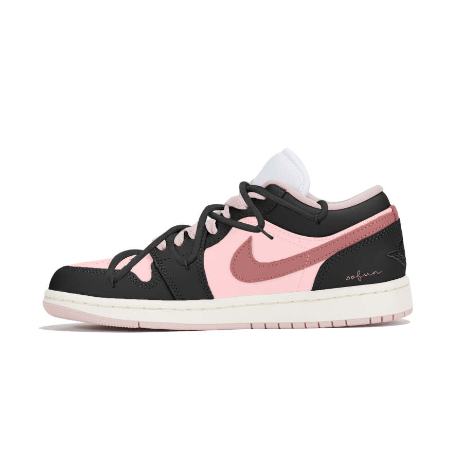 Jordan Jordan Air Jordan 1 Third Lab, Sweetheart Black Coffee Cushioning Slip Resistant Abrasion Resistant