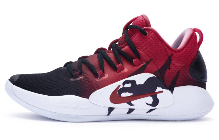 Nike Nike Hyperdunk 10 811 Manufacturing, Bamboo Peach Red Slip Resistant Abrasion Resistant