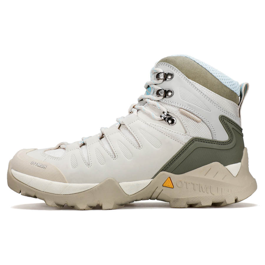 HUMTTO Abrasion Resistant Cushioning Abrasion Resistant Cushioning High top Mountaineering Shoes Women's Beige