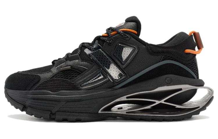 XTEP XTEP Slip Resistant Low top Chunky Sneakers Men's Black