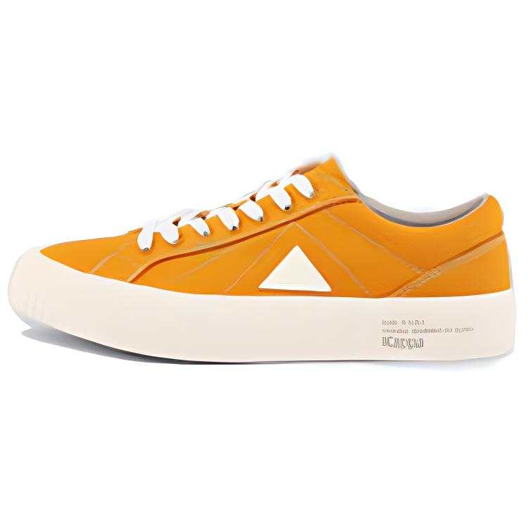 Kappa Slip Resistant Abrasion Resistant Slip Resistant Abrasion Resistant Low top Canvas Shoes Unisex Yellow