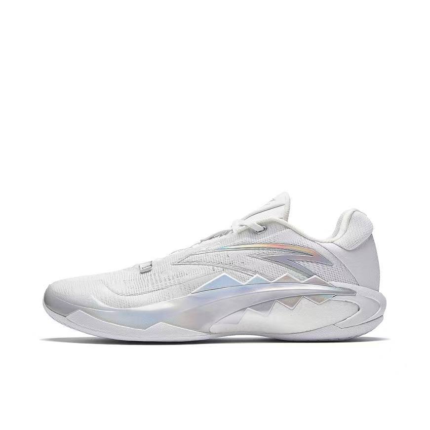 Anta Swagger 1 Cushioning Slip Resistant Low top Basketball Shoes Men's White