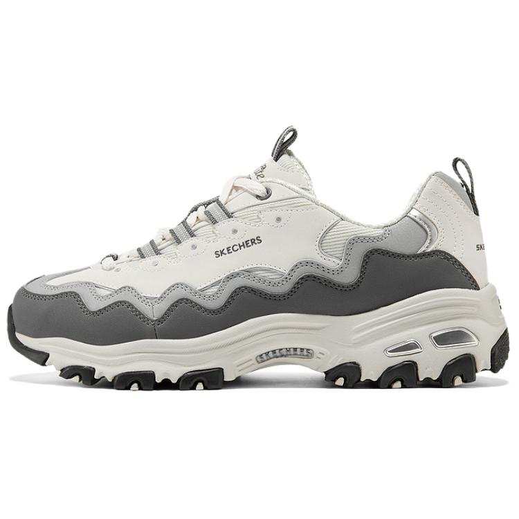 Skechers DLITES Mesh, Artificial Leather Slip Resistant, Abrasion Resistant, Breathable, Support, Height Increasing