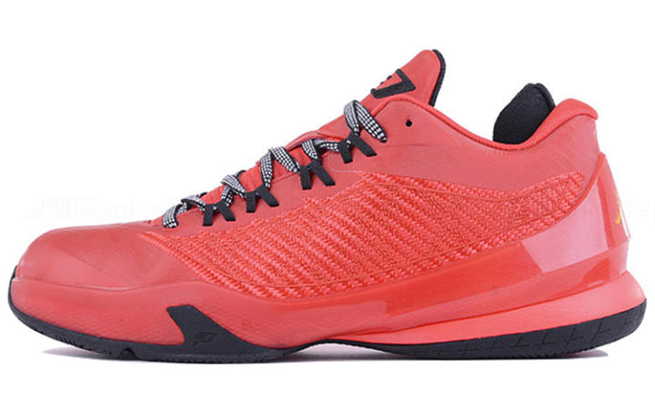 Jordan Challenge Red x Jordan CP3 8 Comfortable Round Toe Leather Cushioning Slip Resistant Abrasion Resistant Low top