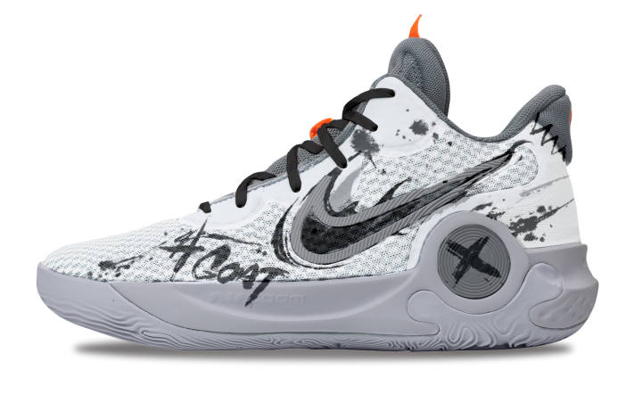 Nike Nike KD Trey 5 IX GOAT Abrasion Resistant Mid top Basketball Shoes Unisex Light Gray