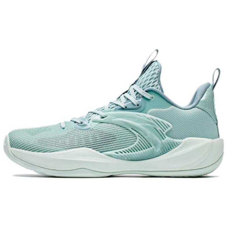 Anta Light Cavalry 9 Cushioning, Wear Resistant Low top Basketball Shoes Men's Cyan