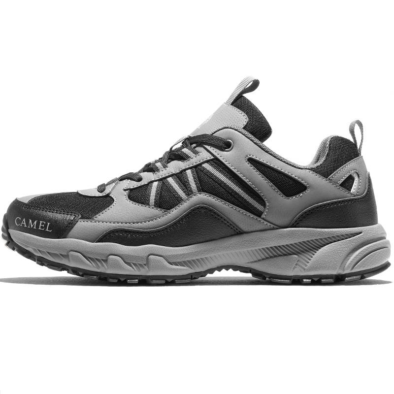 CAMEL CAMEL Low top Mountaineering Shoes Men's Black Gray