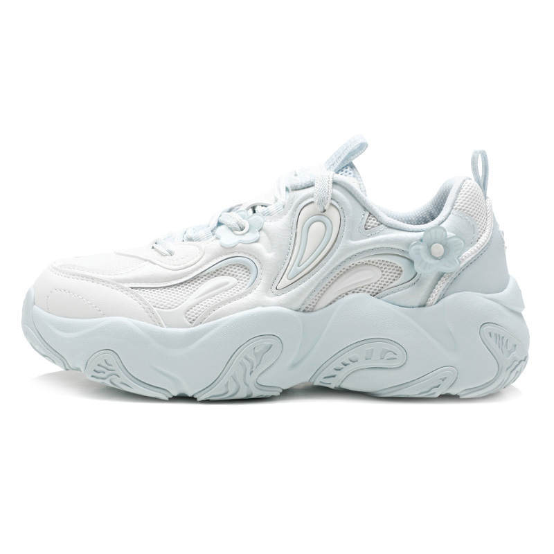 XTEP Petal Shoe 3.0 Abrasion Resistant Breathable Height Increasing Low top Chunky Sneakers Women's