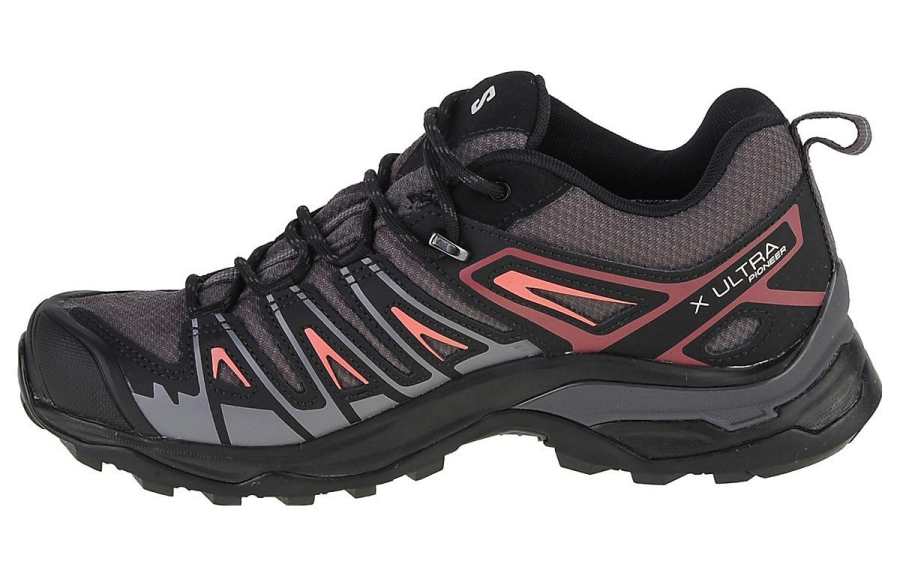 SALOMON X Ultra Pioneer Cushioning Waterproof And Breathable Low top Outdoor Shoes Women's Black