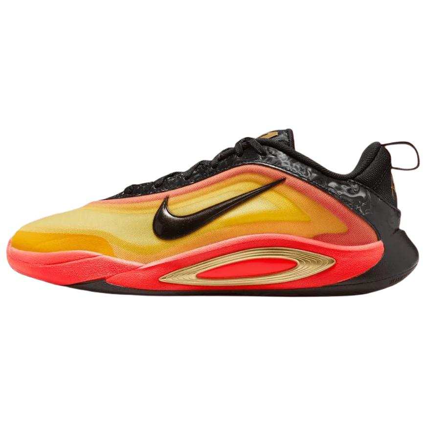 Nike Nike A'One Abrasion Resistant Abrasion Resistant Low top Basketball Shoes Women's Red Black
