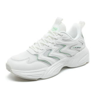 JSWEI Slip Resistant Abrasion Resistant Low top Chunky Sneakers Women's