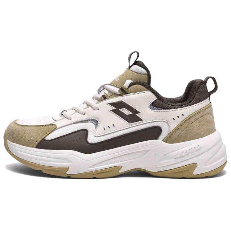 LOTTO Slip Resistant Abrasion Resistant Slip Resistant Abrasion Resistant Low top Chunky Sneakers Men's Beige Brown