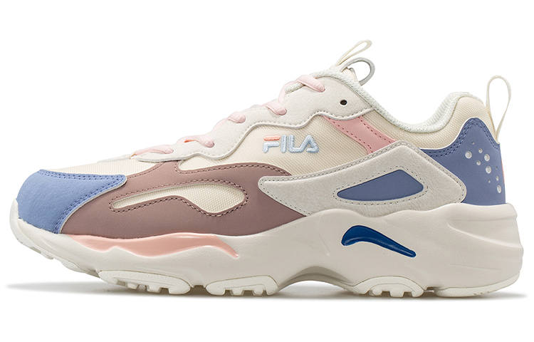 FILA FUSION Fila Tracer Vntg Running Shoes Gs White/Blue/Pink Women's