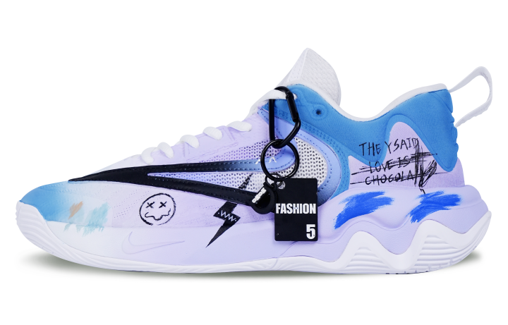 Nike Nike Giannis Immortality Basketball Shoes Men's Low Top Blue/Purple/White/Black