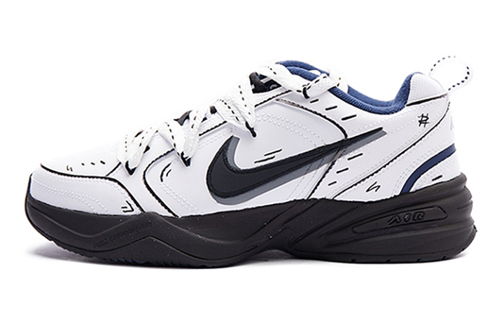 Nike Nike Air Monarch 4 Bubble Jellyfish, Back To Campus Synthetic Leather, Leather