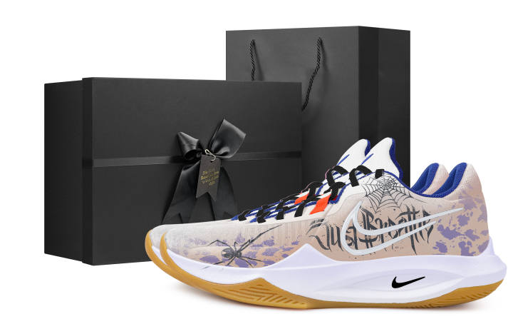 Nike Nike Precision 6 Lilian's Haunted House Black Box Fabric Slip Resistant Abrasion Resistant Low top Basketball Shoes