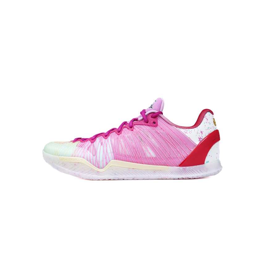 Serious Player Only Player 1 Low top Basketball Shoes Men's White Pink