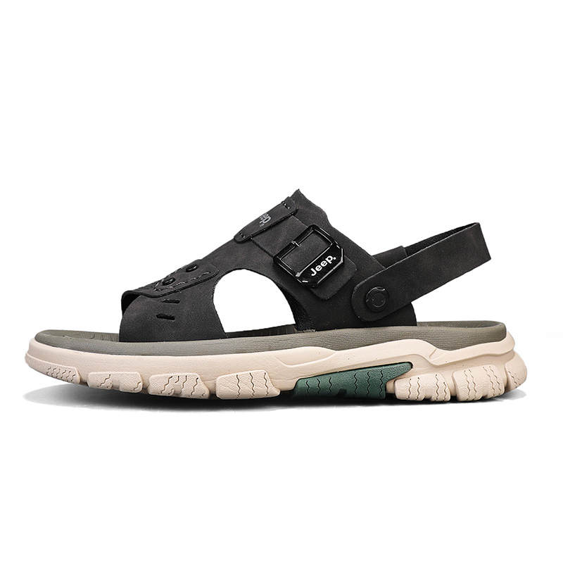 Jeep Jeep Beach Sandals Men's Dark Brown/Light Gray
