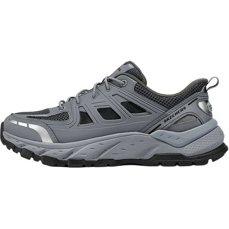 Skechers Abrasion Resistant Breathable Low top Chunky Sneakers Men's Gray