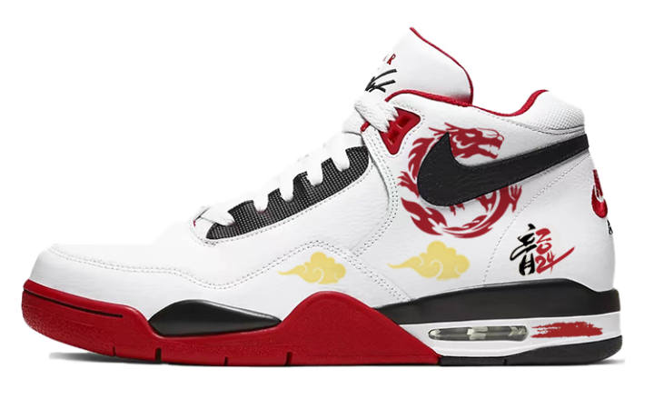 Nike Nike Flight Legacy Vintage Basketball Shoes Unisex High Top Red/White
