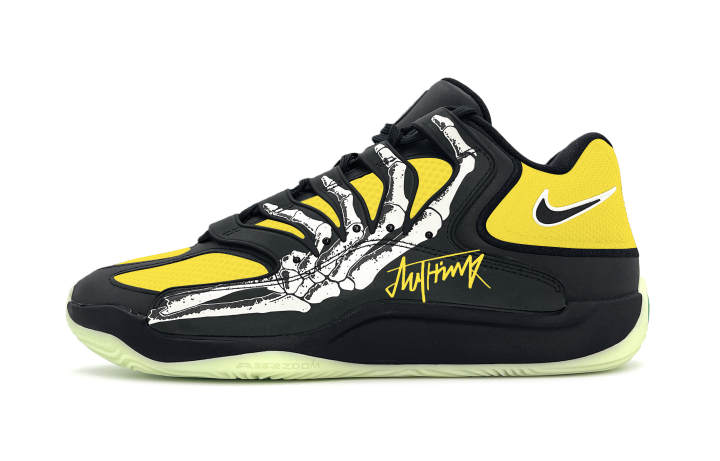 Nike Nike KD 18 Breathable Grip Breathable Traction Low top Basketball Shoes Men's Black