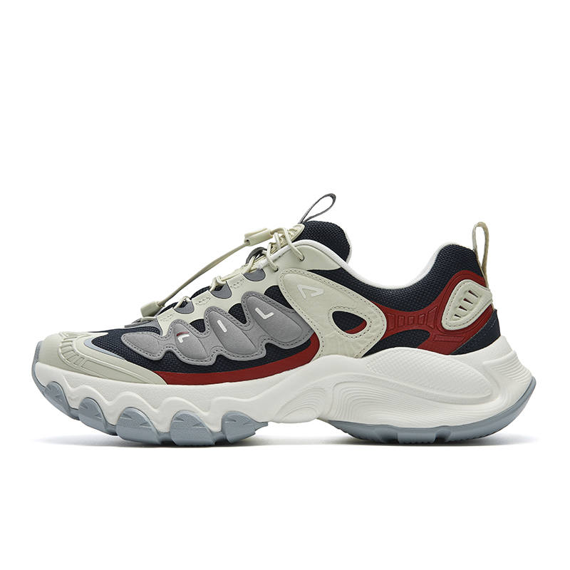 FILA TRUFFLE Cushioning Abrasion Resistant Lightweight Height Increasing Low top Chunky Sneakers Men's
