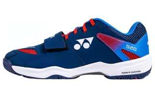 YONEX Power Cushion Slip Resistant Abrasion Resistant Low top Badminton Shoes Unisex Cyan Red