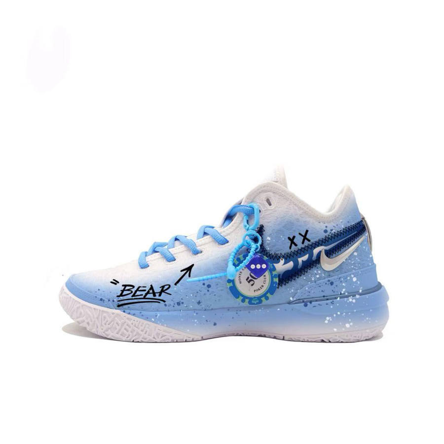 Nike Nike LeBron NXXT Gen Slip Resistant Abrasion Resistant Low top Basketball Shoes Men's Blue White