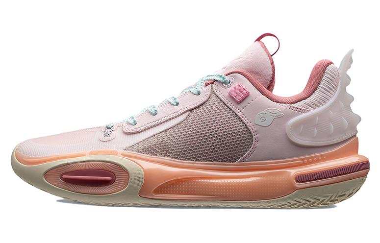 Li-Ning Li Ning All City 11 Cushioning Slip Resistant Abrasion Resistant Low top Basketball Shoes Men's Light Rose Pink
