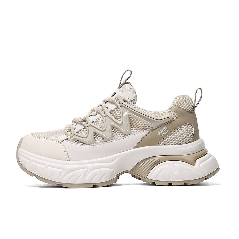 JEEP SPIRIT Synthetic Leather, Textile Low top Chunky Sneakers Women's