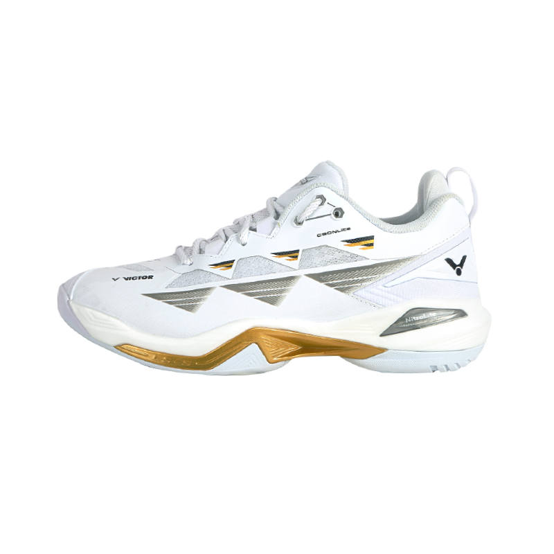 VICTOR C90NLite Cushioning Abrasion Resistant Coverage Low top Badminton Shoes Men's White