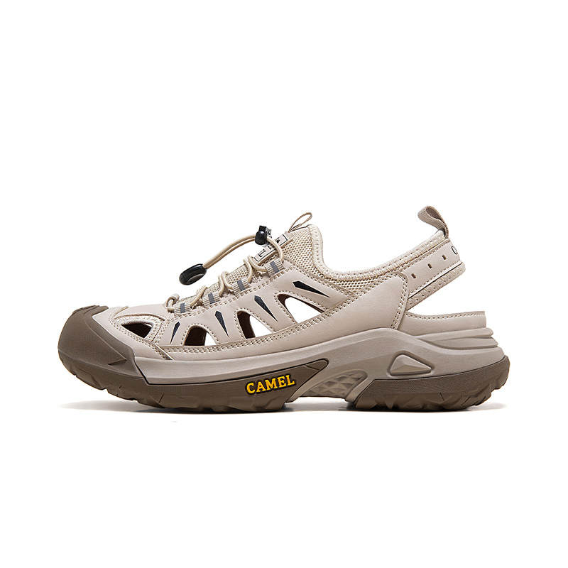 CAMEL CAMEL Slip Resistant Breathable Rebound Grip Abrasion Resistant Support Beach Sandals Men's
