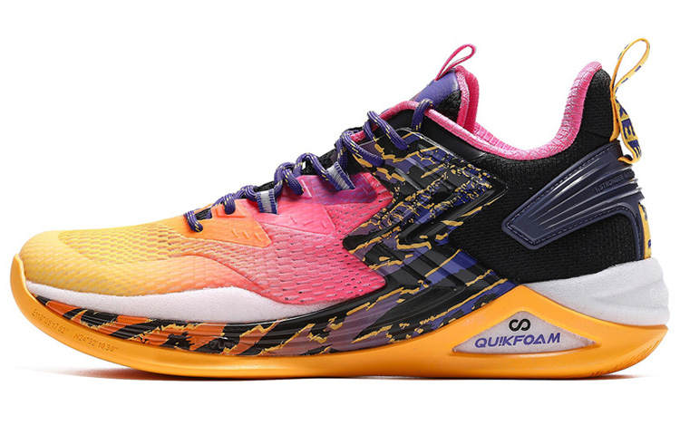 361° Q Rebound Fabric Slip Resistant, Abrasion Resistant, Coverage, Support, Balance Mid top Basketball Shoes Men's