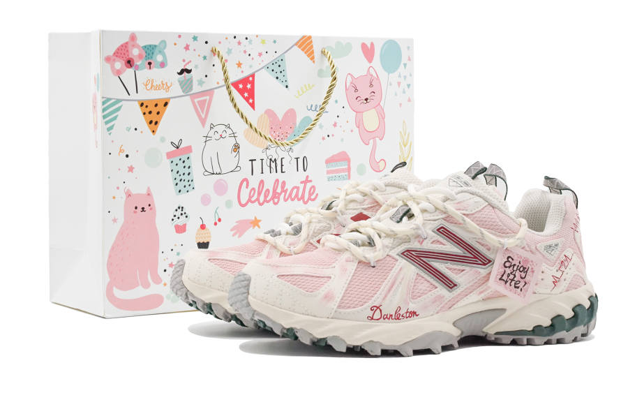 New Balance New Balance 610T Bolan Pink Cushioning Abrasion Resistant Cushioning, Wear Resistant Low top Hiking Shoes Unisex
