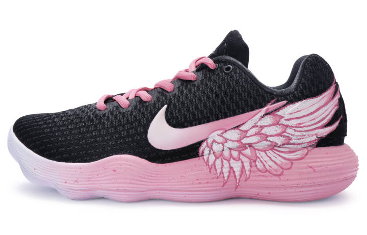 Nike Nike Hyperdunk 2017 811 Manufacturing, Angel Wings Low top Basketball Shoes Men's Pink Black