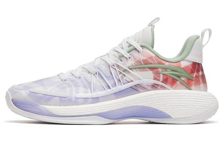 Anta Skyline Team Cushioning Slip Resistant Abrasion Resistant Low top Basketball Shoes Men's Stone Green