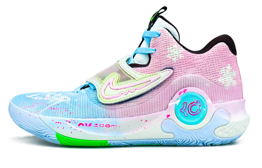 Nike Nike KD Trey 5 X Abrasion Resistant Abrasion Resistant Mid top Basketball Shoes Men's Blue Pink