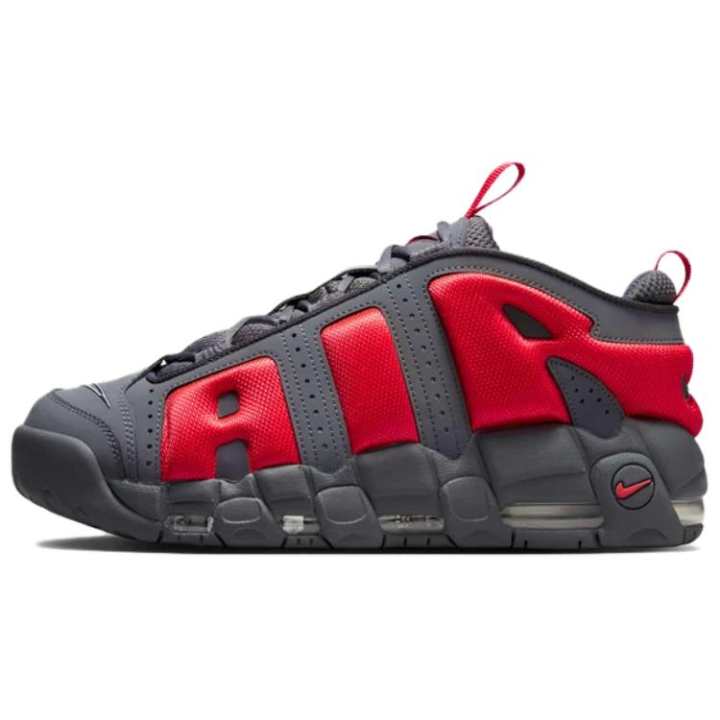 Nike Nike Air More Uptempo Low Dark Grey Light Crimson
