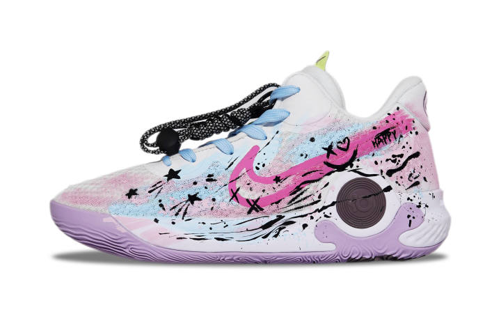 Nike Nike KD Trey 5 IX Mid top Vintage Basketball Shoes Unisex Pink