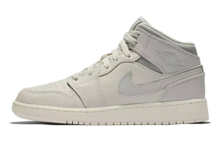 Jordan Jordan 1 Mid Light Bone/Wolf Grey