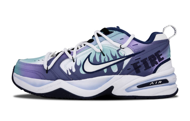 Nike Nike Air Monarch 4 Synthetic Leather, Leather Cushioning Slip Resistant Low top Chunky Sneakers Unisex